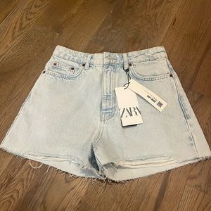 NWT zara jean shorts size 4